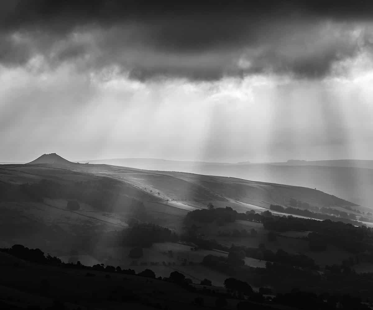 Peak District sunlight